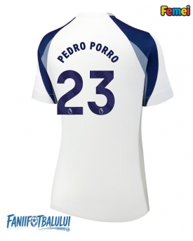 Tottenham Hotspur Pedro Porro #23 Tricou Fotbal Replică 2025-26 Femei Acasa